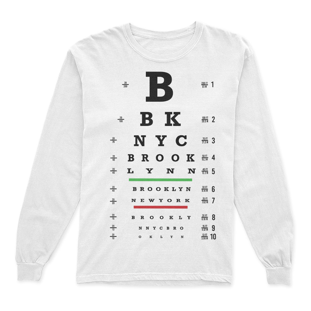 BROOKLYN EYE TEST LONG SLEEVE